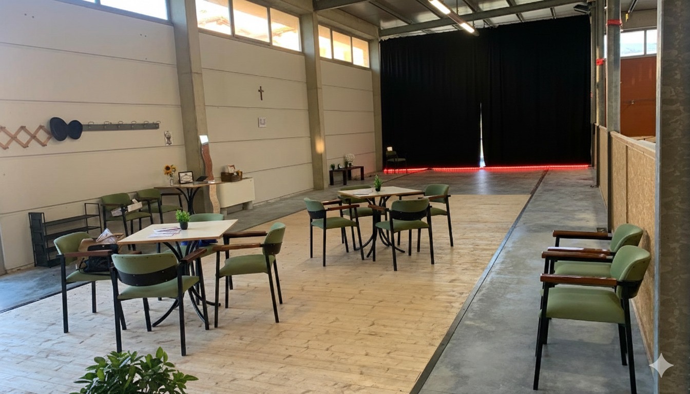 Performance di danza sul palco